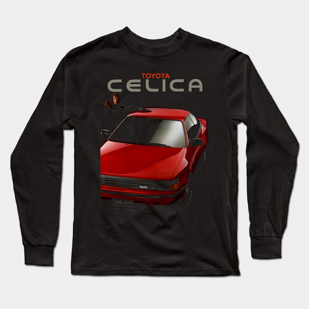 CELICA - brochure Long Sleeve T-Shirt by Throwback Motors